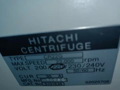 日立CR22G離心機(jī)報錯故障代碼E4···
